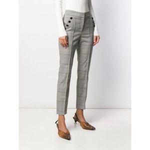 Veronica Beard Plaid Virgil Trousers